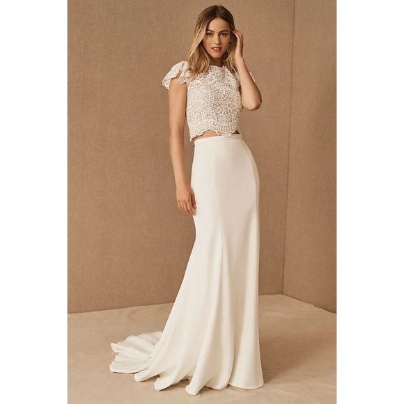 Jenny Yoo Oda Skirt Size 8 and 10 Wedding Bridal NEW Anthropologie